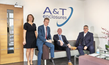 Andy Street CBE, Mayor of the West Midlands, visits A&T Enclosures to celebrate 30 years in business