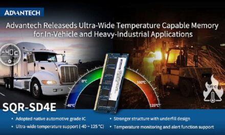 Advantech releases utra-wide temperature capable memory for in-vehicle and heavy-industrial applications