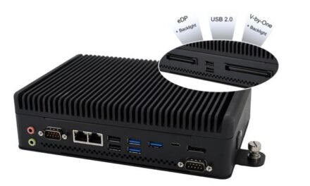 Lastest embedded BOX PC solves the interface solution for high resolution TFT displays