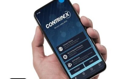 Contrinex speeds up the commissioning of safety light curtains using the Contrinex ContriApp