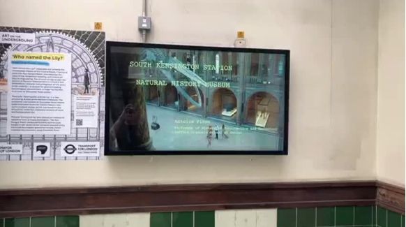 AJ Wells fire-rated display screen solution for busy London tube stations