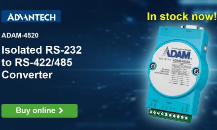 Advantech ADAM-4520A robust RS-232 to RS-422/485 Isolated Converter now available from stock