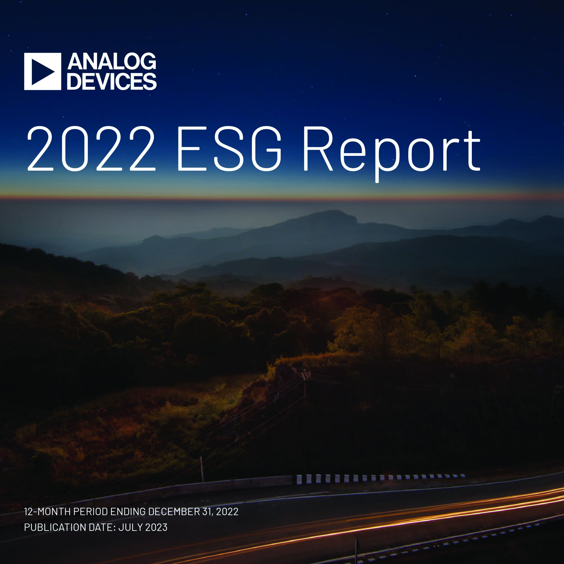 Analog Devices releases 2022 Environment, Social and Governance report
